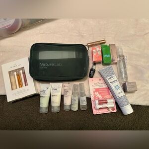 NatureLab Tokyo Travel Set with Skincare and Haircare Products